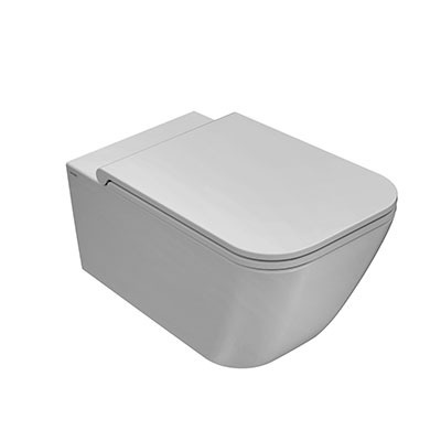 Сиденье для унитаза GLOBO STONE ST022BO 460 мм х 360 мм, съёмное, с Soft-Close, белый матовый