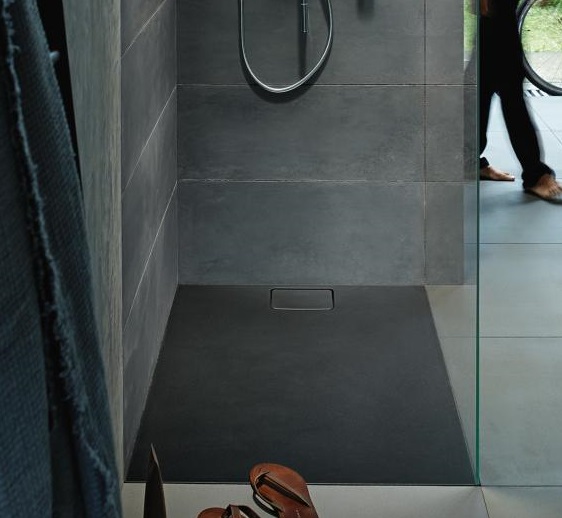 Душевой поддон DURAVIT Stonetto 720218680000000 1600 мм х 900 мм, антрацит