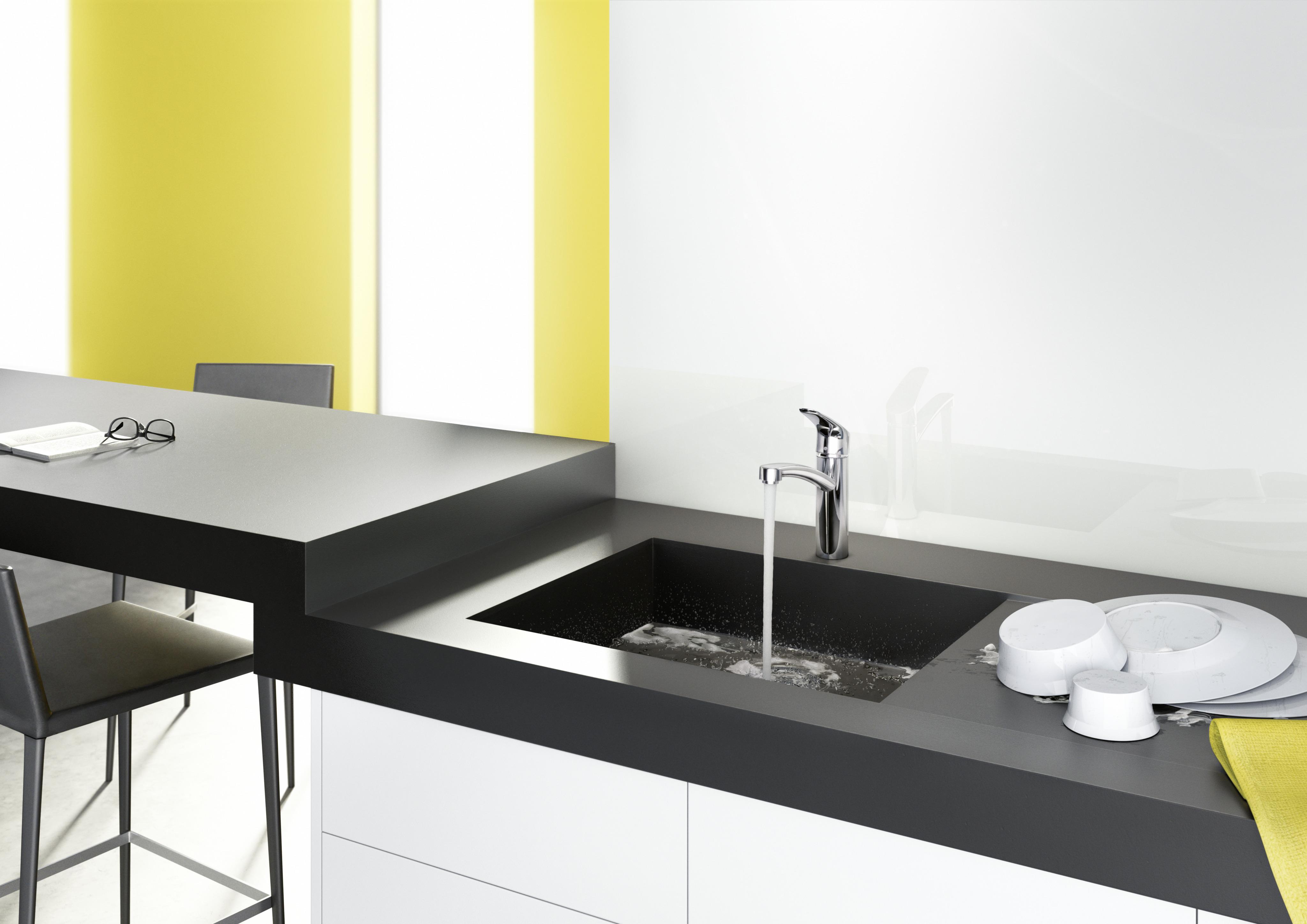 Кухонный смеситель однорычажный 1jet HANSGROHE Focus M41 31806000 160 мм, цвет Хром
