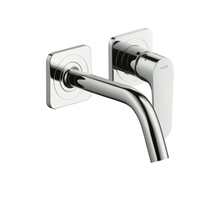 Смеситель для раковины AXOR Citterio M 34113000 настенный с отдельными розетками хром