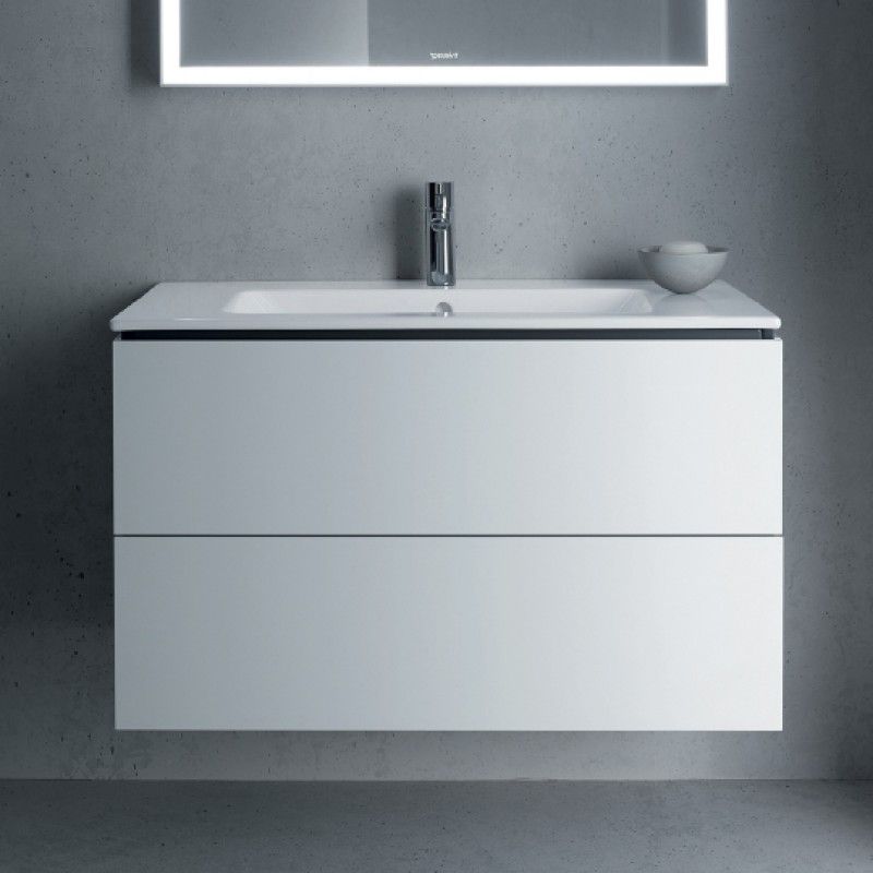 Тумба подвесная под раковину Duravit L-Cube белый глянцевый